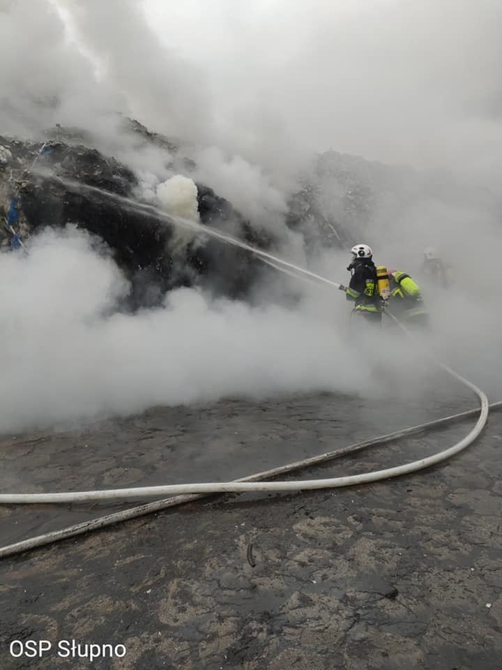 Kolejny pożar składowiska odpadów w Nowym Miszewie!