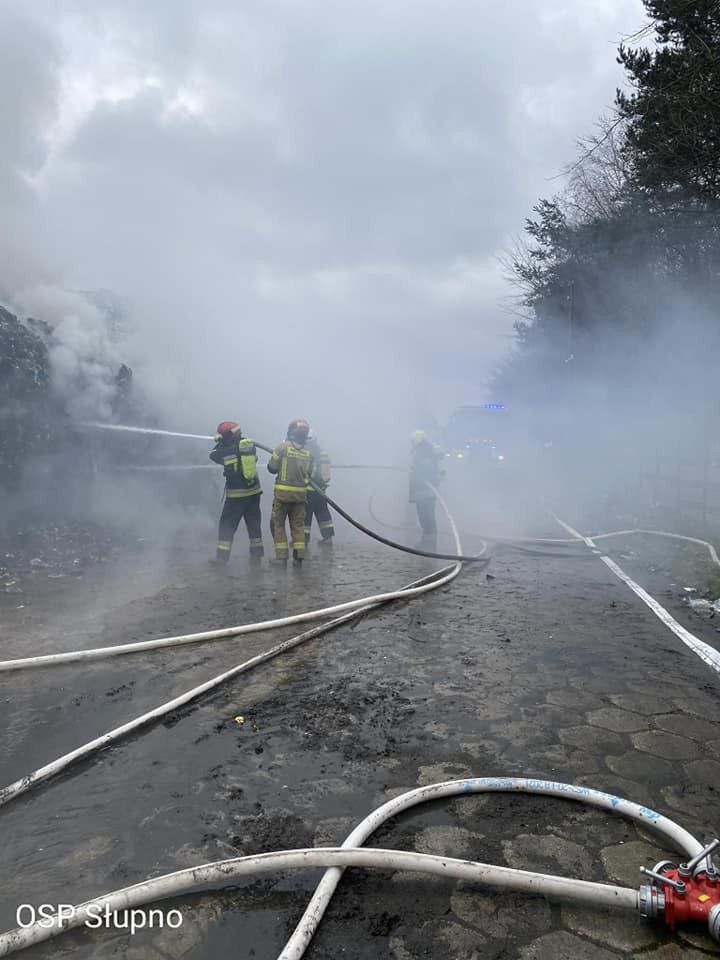 Kolejny pożar składowiska odpadów w Nowym Miszewie!
