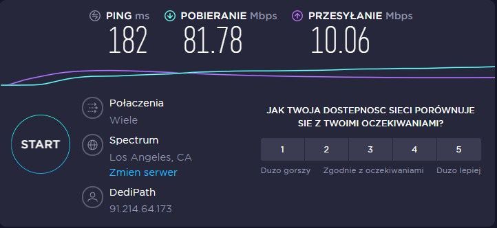 Pomiar połączenie