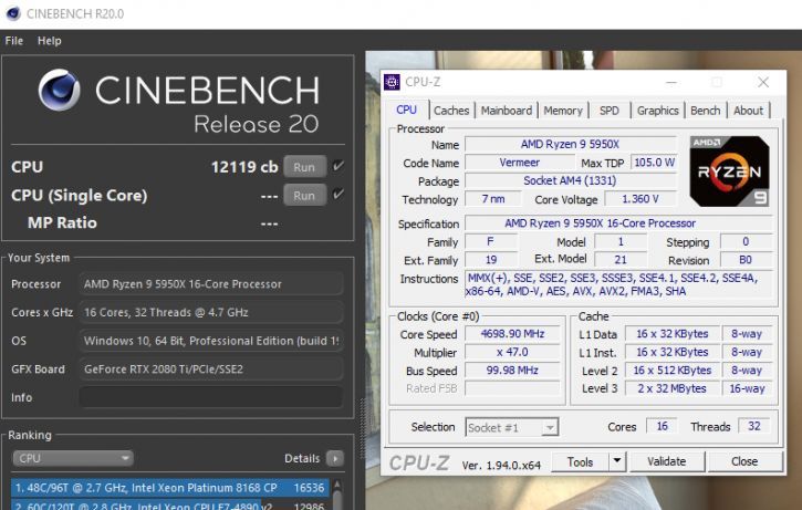 AMD Ryzen 9 5950X - podkręcanie procesora