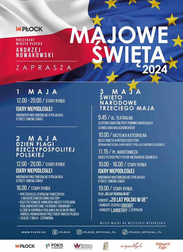 MAJOWE ŚWIĘTA W PŁOCKU