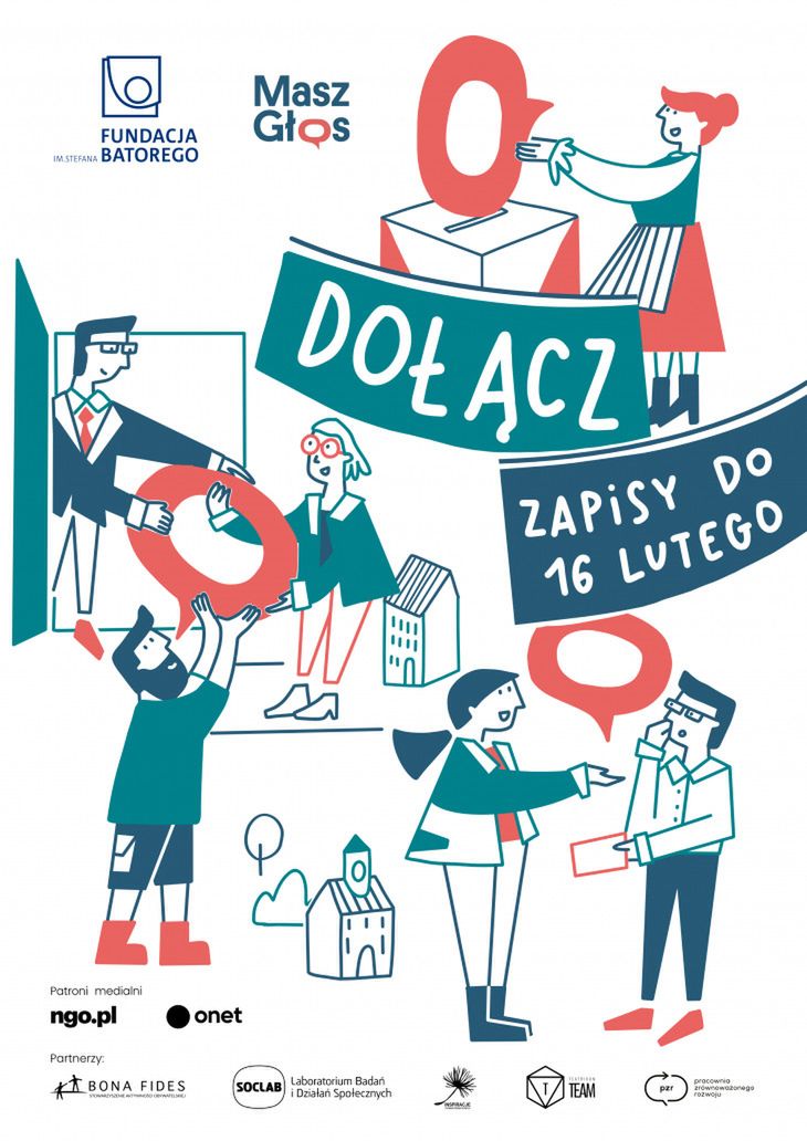 "Masz Głos" bezpłatna pomoc dla inicjatyw społecznych