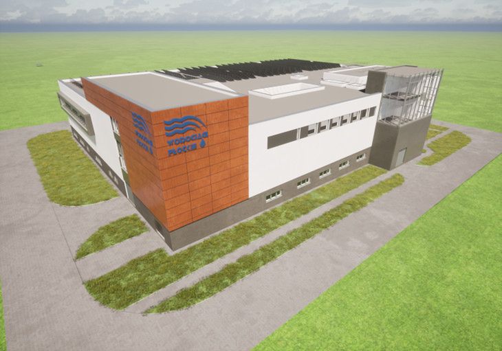 Projekt przebudowy głównej stacji uzdatniania wody w Płocku przy ul. Górnej