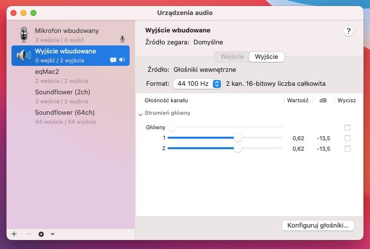 Nagrywanie dźwięku z komputera - MacOS