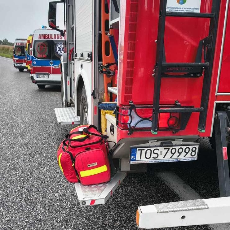 Zdjęcia z miejsca zdarzenia