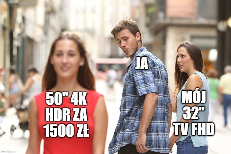 Jaki TV do 1500 zł meme 2