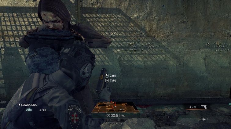 Umbrella Corps - walka w zwarciu