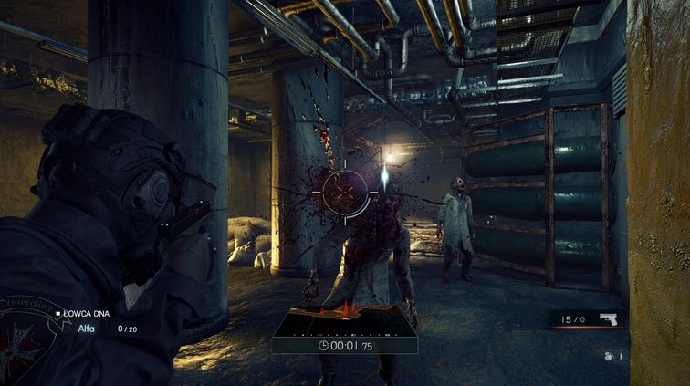 Umbrella Corps - strzał w głowę
