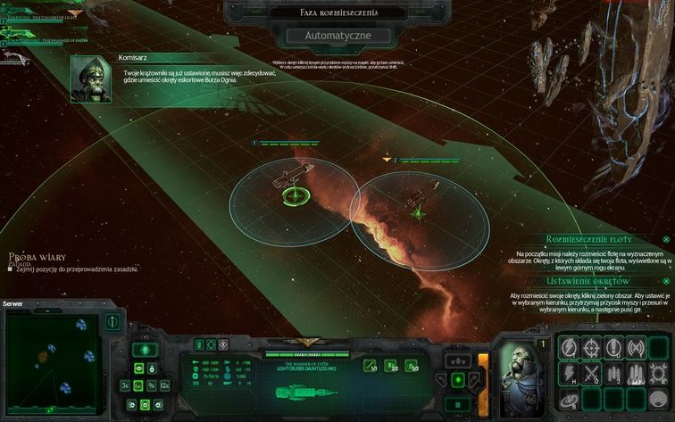Battlefleet Gothic: Armada - rozmieszczanie floty
