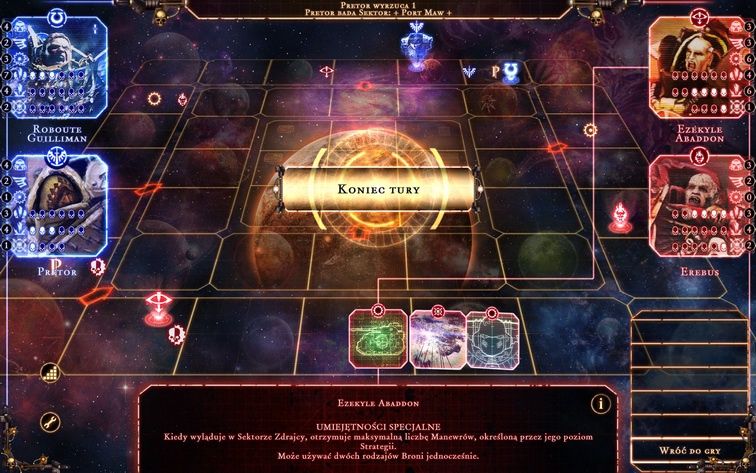 Talisman: The Horus Heresy - koniec tury