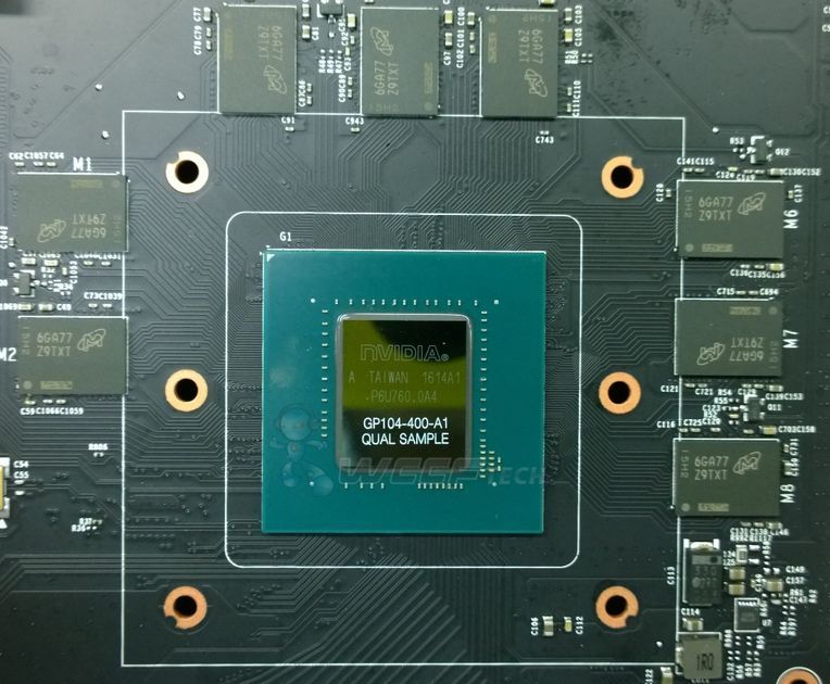Nvidia Pascal GP104-400-A1 procesor graficzny