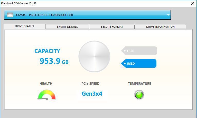 Plextor Plextool NVme