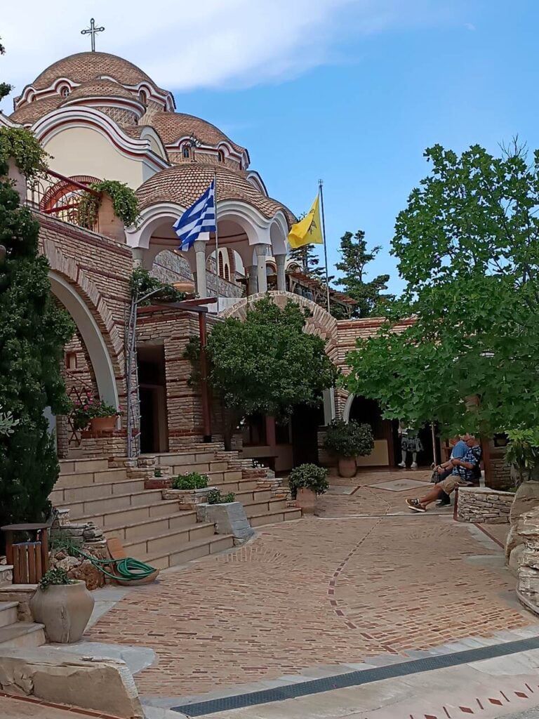 Monastery Panagia Swiety Klasztor Michala Archaniola Thassos