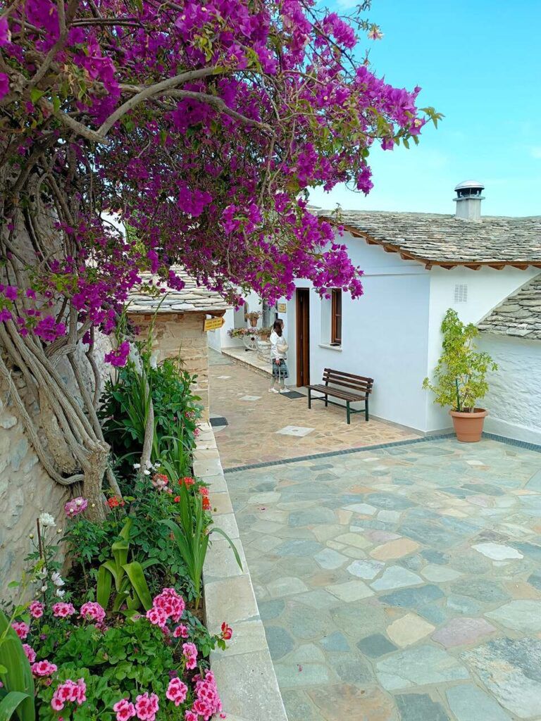 Monastery Panagia Swiety Klasztor Michala Archaniola Thassos