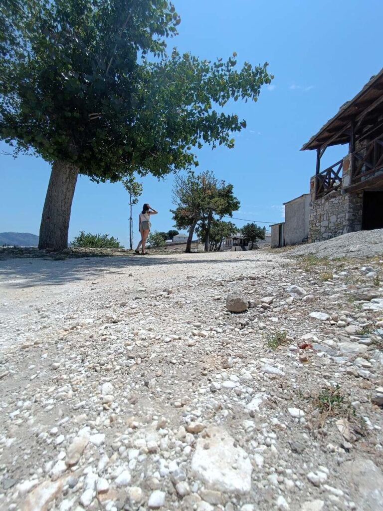 Opuszczone miasto Kastro Thassos