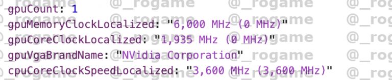 Nvidia GeForce RTX 3000 - specyfikacja karty wykryta przez benchmark 3DMark Time Spy