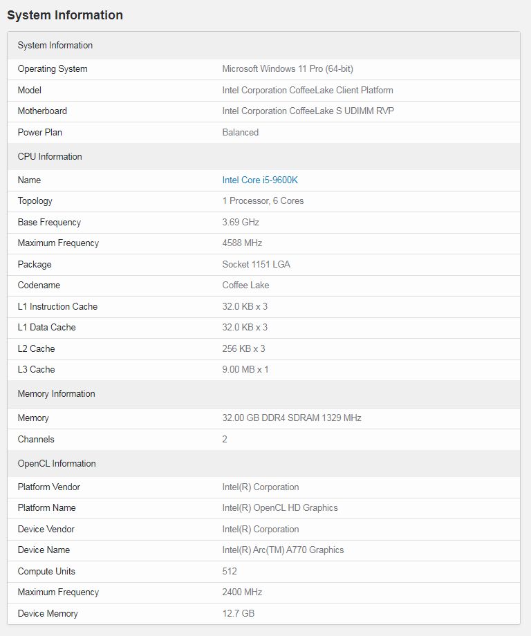 Intel Arc A770