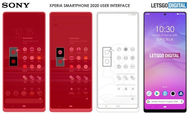 Sony Xperia patent