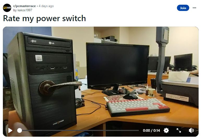 Komputer z klamką