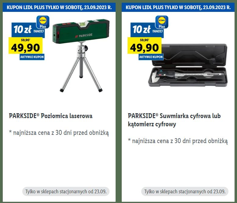 Lidl: oferta od 23 września