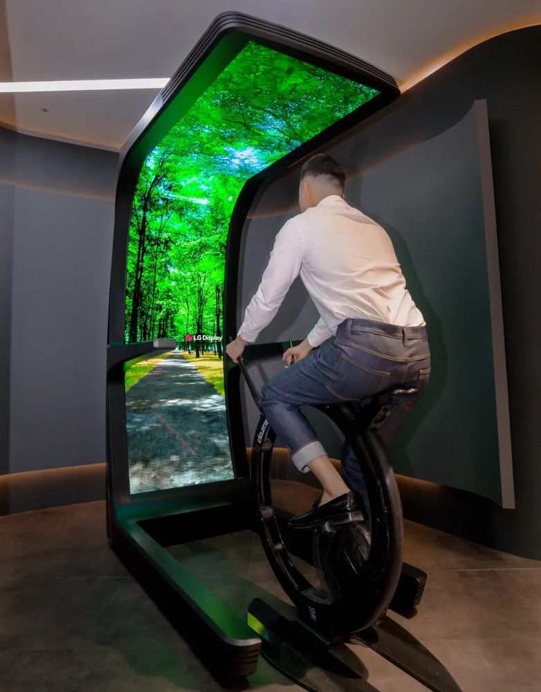 LG Virtual Ride wygląd