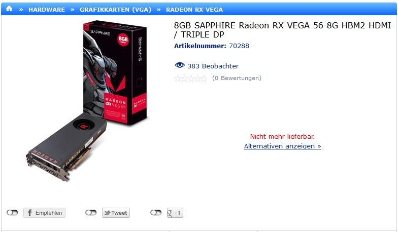 Sapphire Radeon RX Vega 56