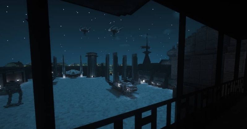 Tatooine Star Wars w Minecraft