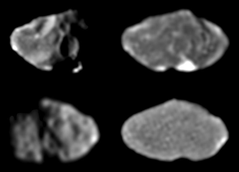 Almatea na zdjęciach z sondy Galileo