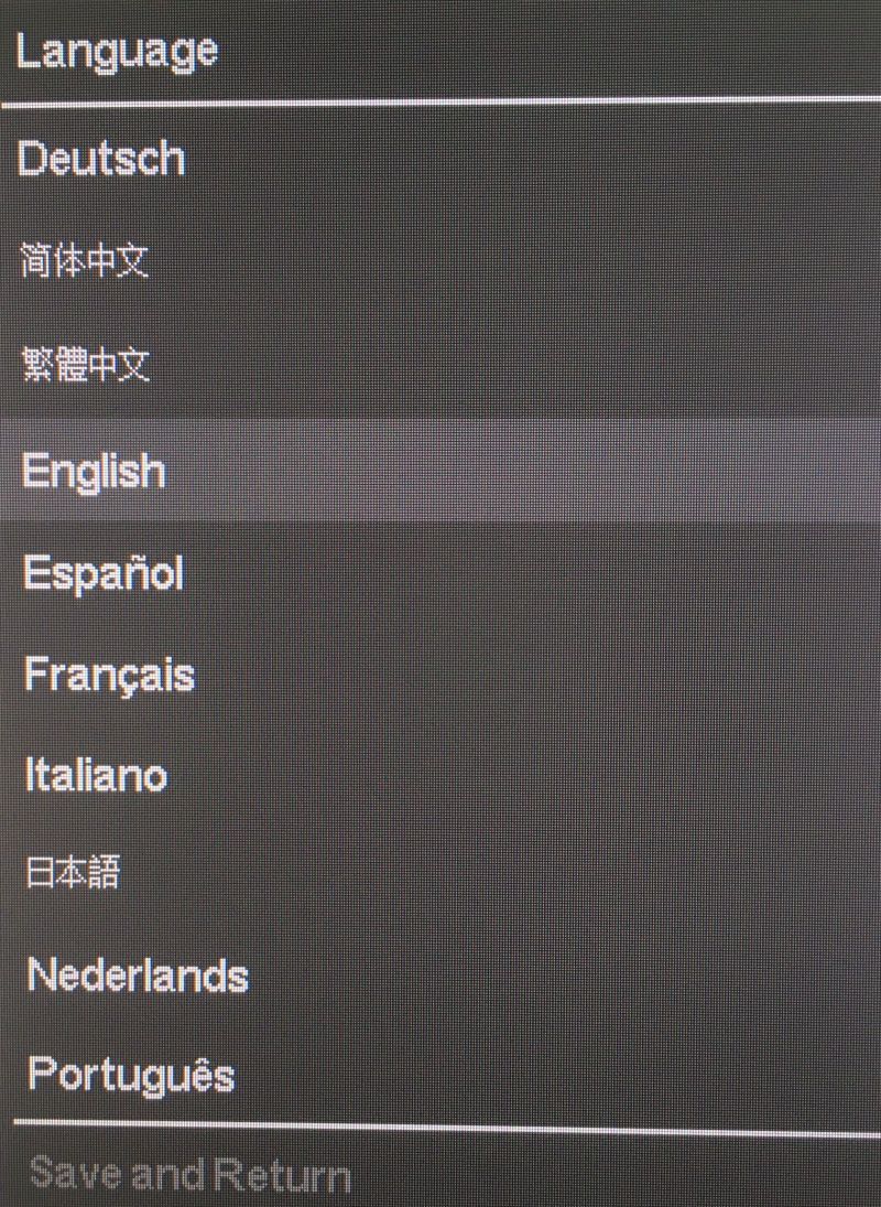HP X27i - menu szybkiego wyboru OSD