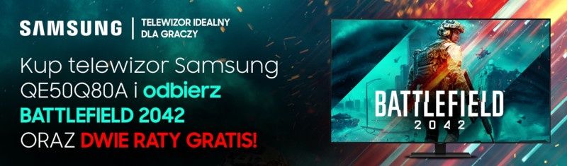 Samsung QE50Q80A promo