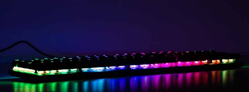 HyperX Alloy Origins podświetlenie RGB LED
