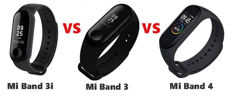 Xiaomi Mi Band 3i vs