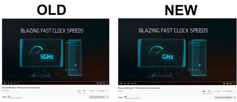 AMD Ryzen Pro 5 GHz - stara i nowa wersja