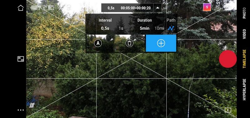 Dji Osmo Mobile 3 - opcje ruchomego timelapse