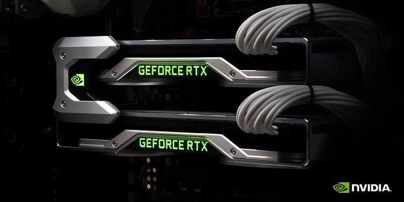 Karty GeForce RTX połączone w SLI