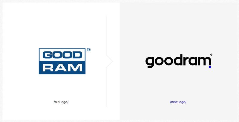 GOODRAM - stare i nowe logo