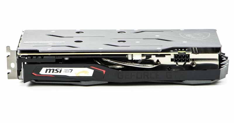 MSI GeForce GTX 1660 Super Gaming - z boku