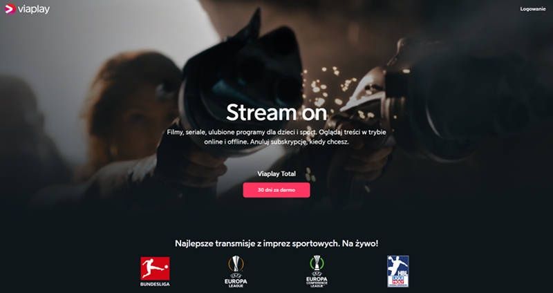 Viaplay screen sport