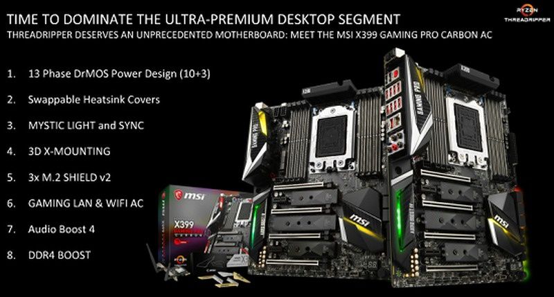 MSI X399 Gaming Pro Carbon