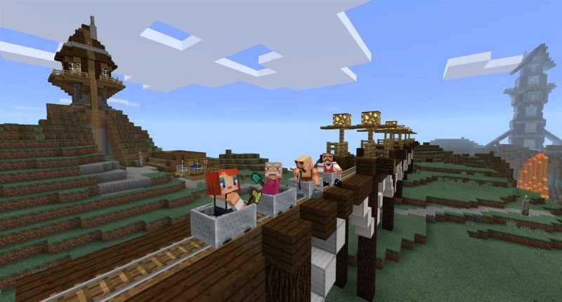 Minecraft - kolejka