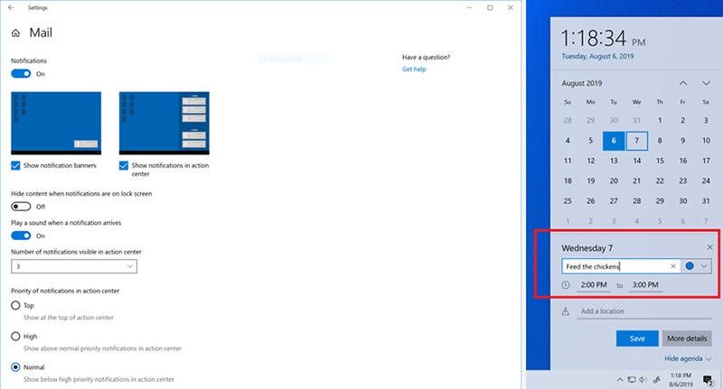 Windows 10 1909 zmiany