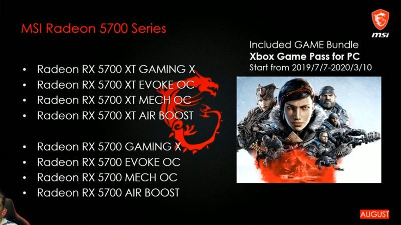 MSI Radeon RX 5700 i RX 5700