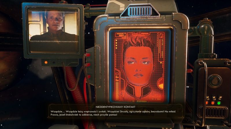 The Outer Worlds - rozmowa ze statkiem