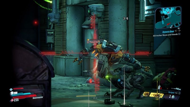 Borderlands 3 - widok ze snajperki
