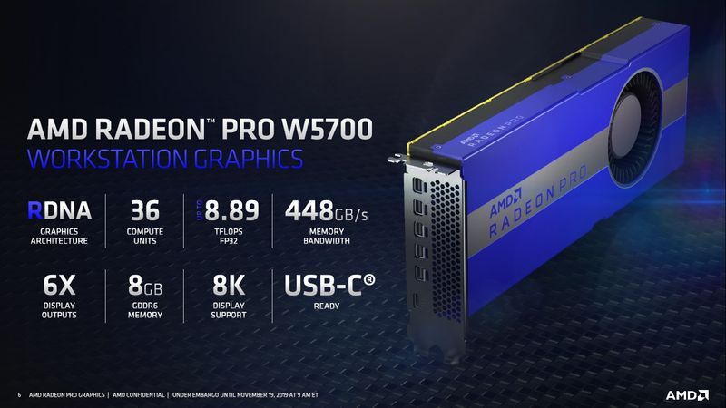 AMD Radeon Pro W5700