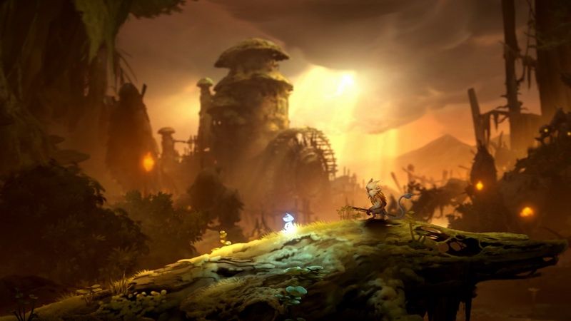 Ori and the Will of the Wisps - młyn w oddali