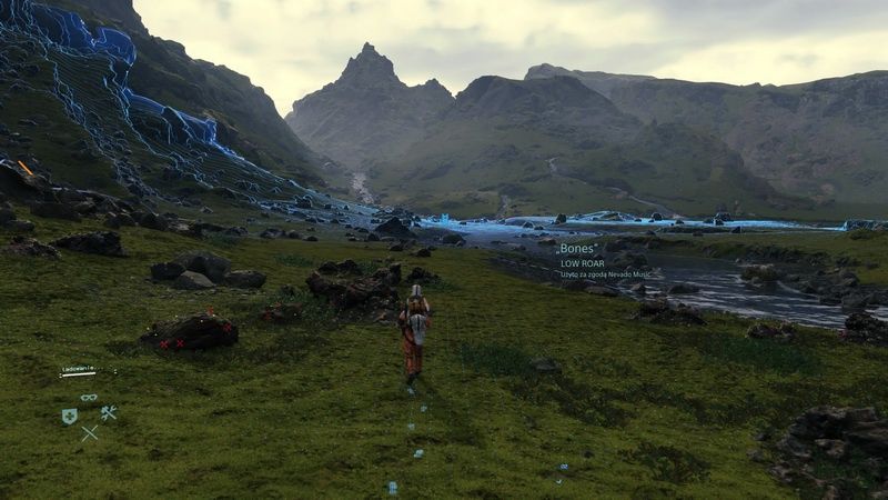 Death Stranding - moment uruchomienia się jednego z utworów Low Roar