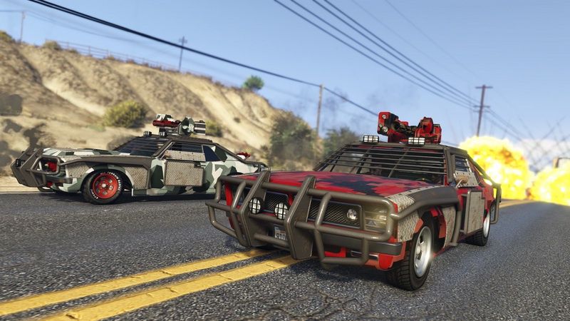 GTA 6 vs Red Dead Redemption 2 - dodatek GTA Online: Gunrunning