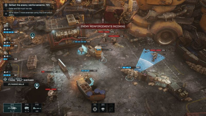 Gears Tactics - wrogie wsparcie nadciąga
