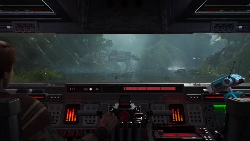 Star Wars Jedi: Fallen Order - z wnętrza AT-AT